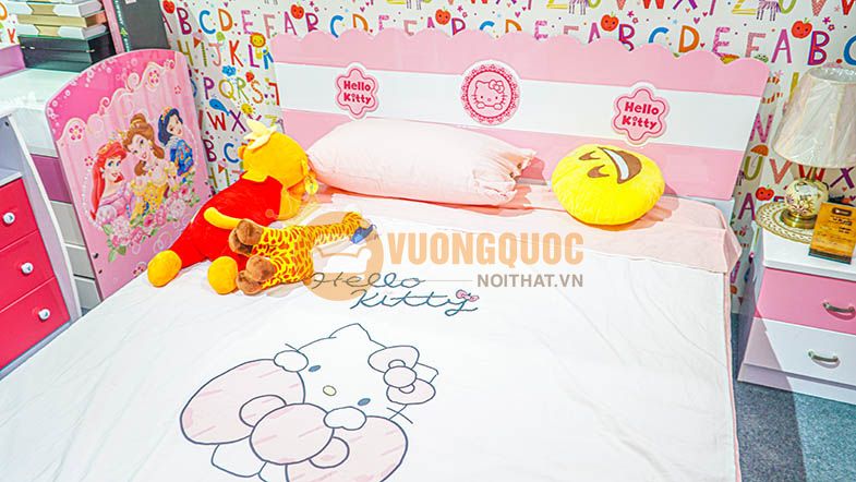 Giường ngủ công chúa sắc hồng HHM808G-5