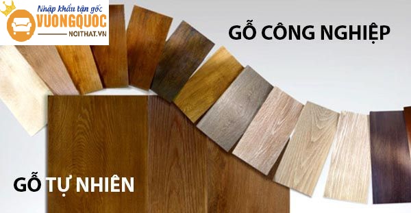 So sánh gỗ cao su và gỗ công nghiệp
