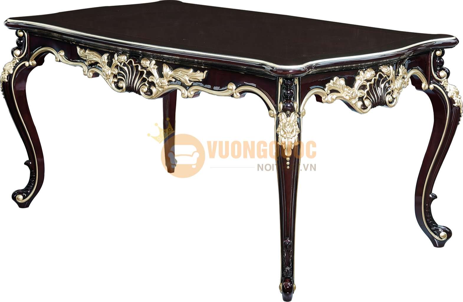 Bộ bàn ghế phòng ăn sang trọng thanh lịch JVN637ABA bàn