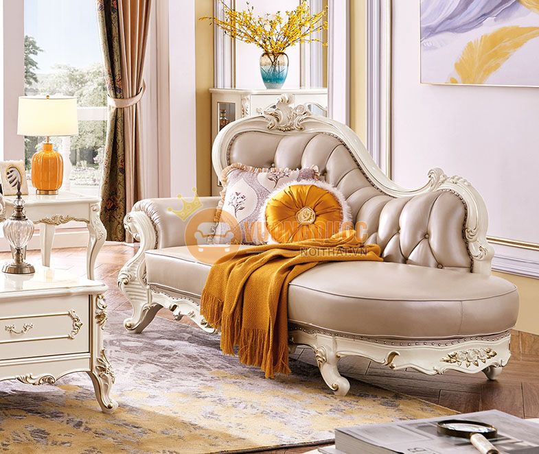 Bộ sofa phòng khách phong cách tân cổ điển JVN6902S quý phi