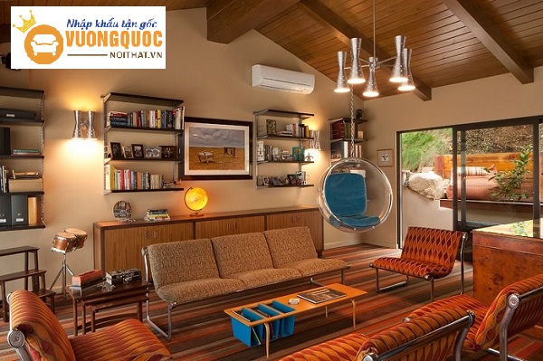 Kiểu dáng thiết kế nội thất phong cách Retro