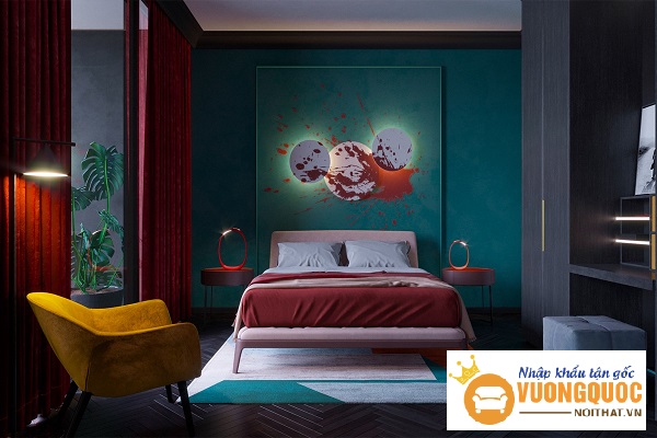 Màu sắc sử dụng trong phong cách nội thất Retro