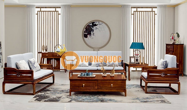 Trọn bộ nội thất phòng khách hiện đại phong cách Trung Hoa