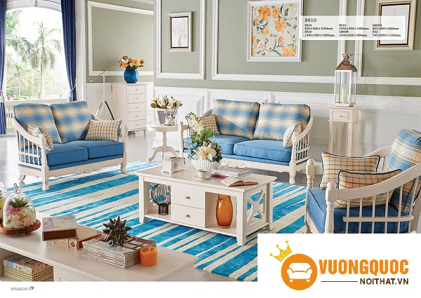 Trọn bộ nội thất phòng khách hiện đại trẻ trung