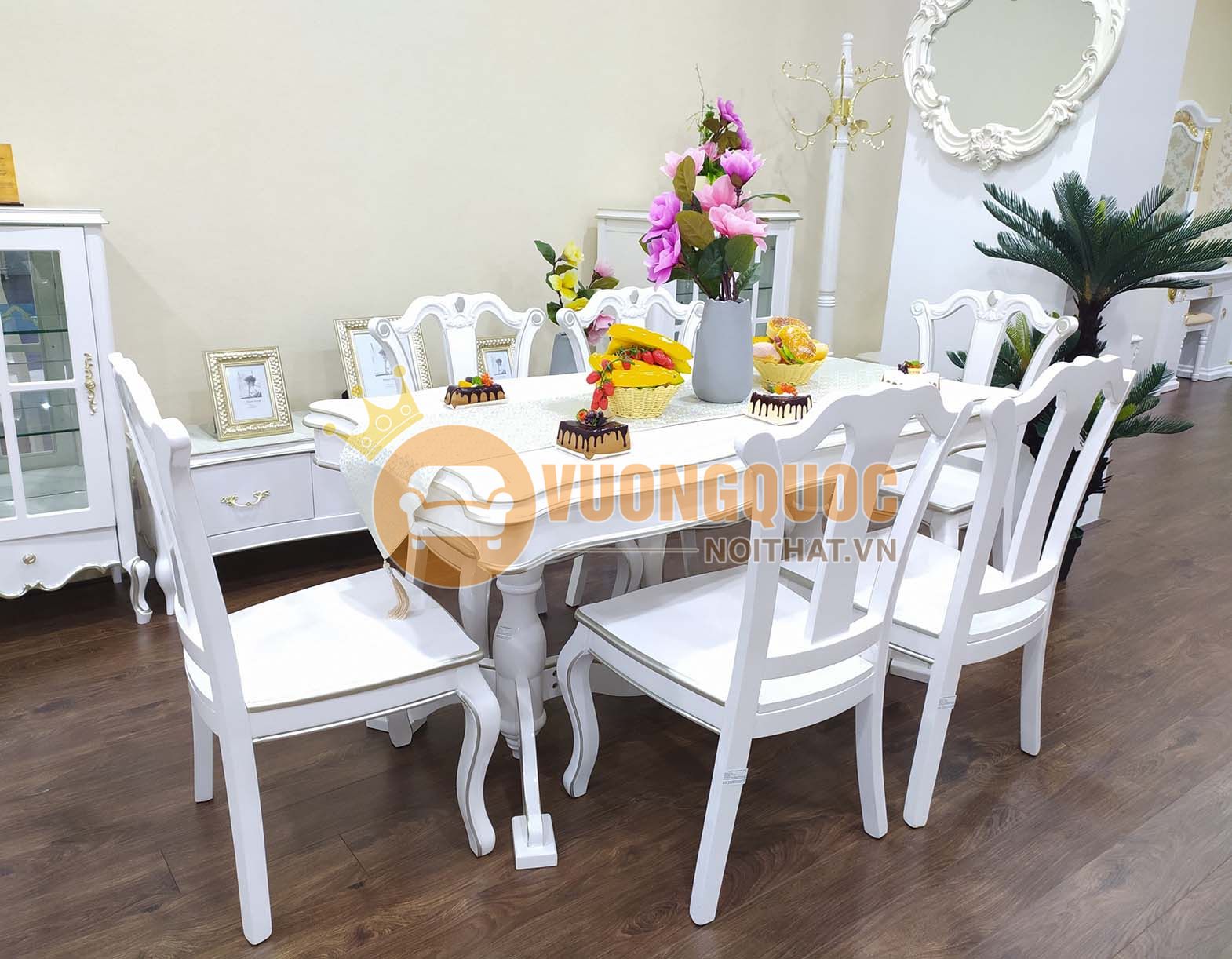 Bộ bàn ghế ăn tân cổ điển cao cấp TSG902-909