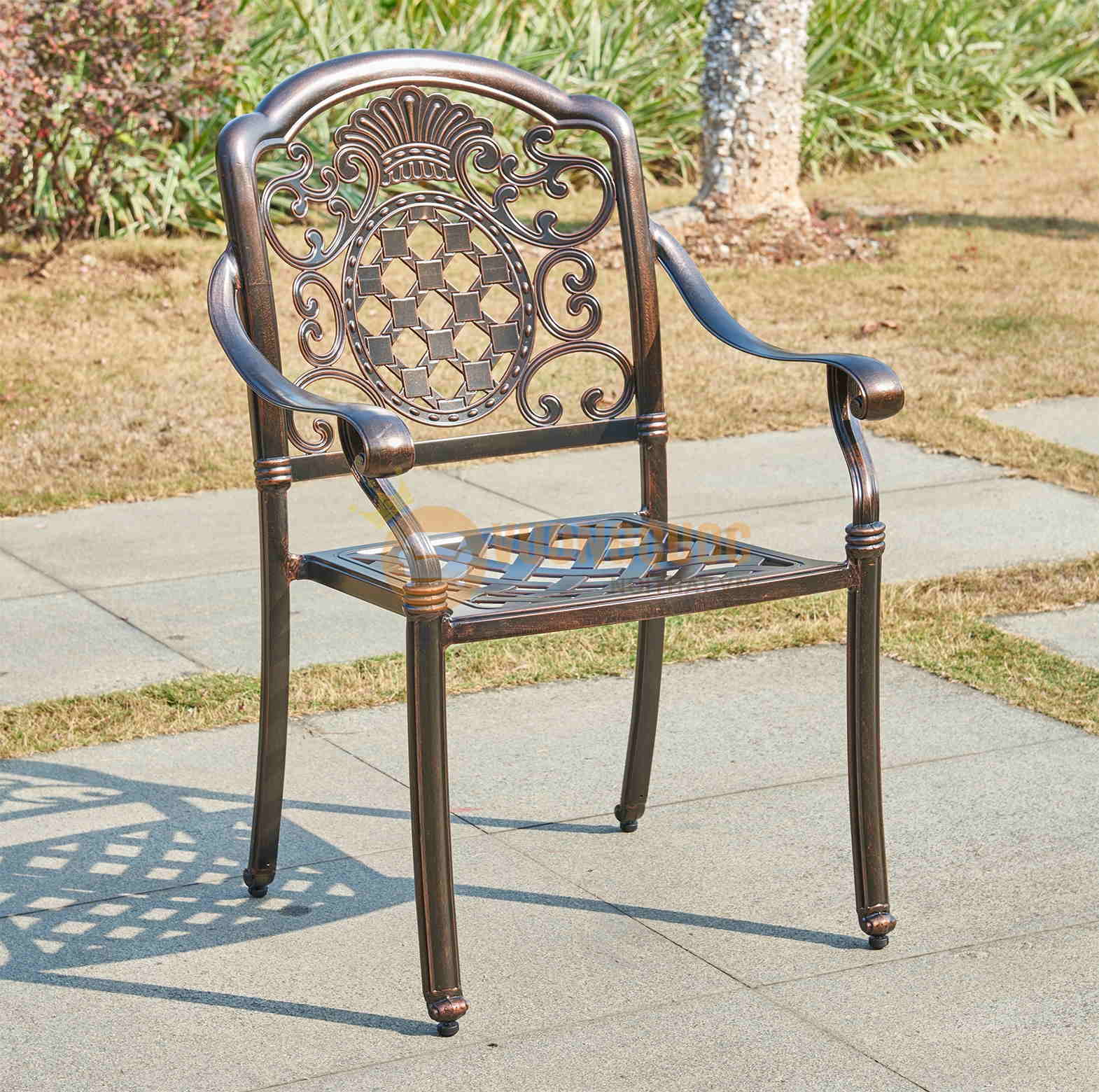 Bộ bàn ghế sân vườn tinh tế ZXM1006H048 ghế ngồi