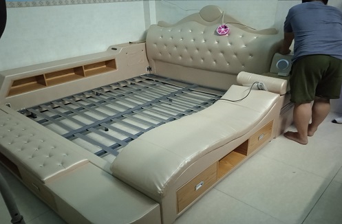 Hoàn thiện giường đa năng cao cấp tại nhà anh Tuấn