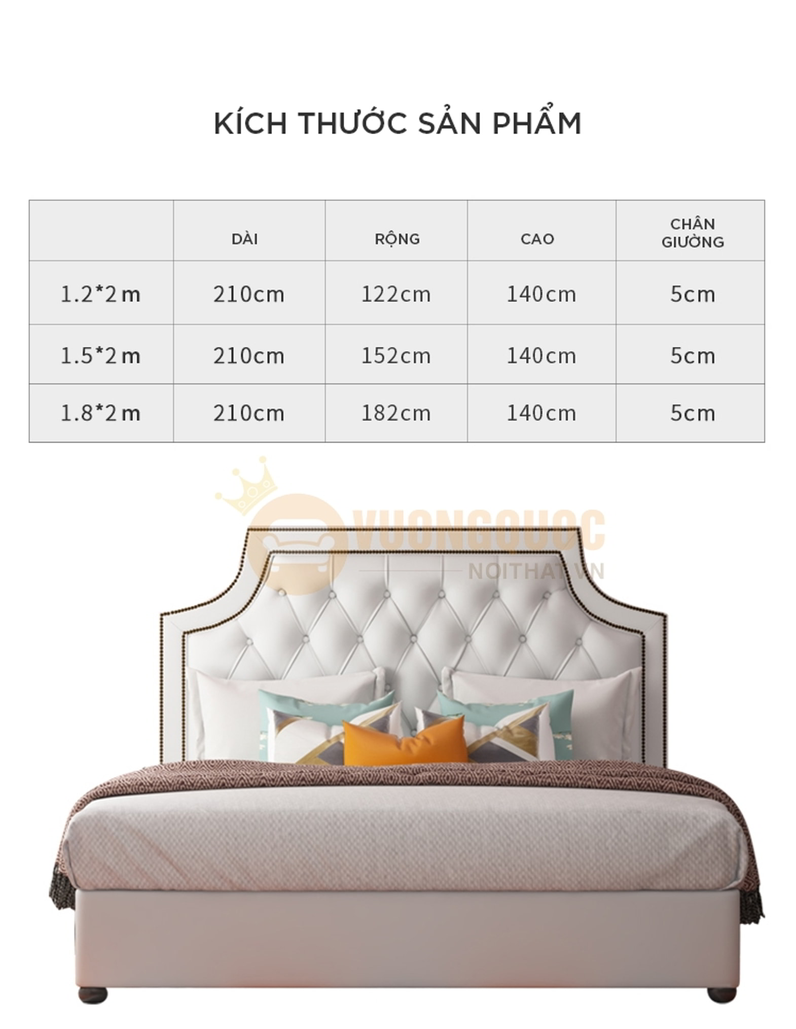 Giường ngủ cho bé cá tính thời thượng FDCB05 kích thước