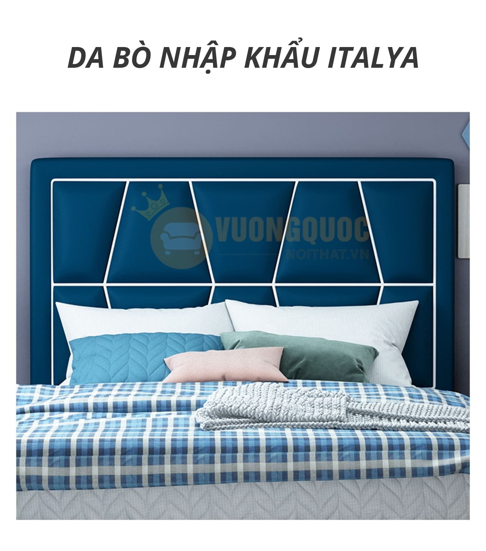 Giường ngủ cho bé trai hiện đại phong cách FDCB01 phần đầu giường