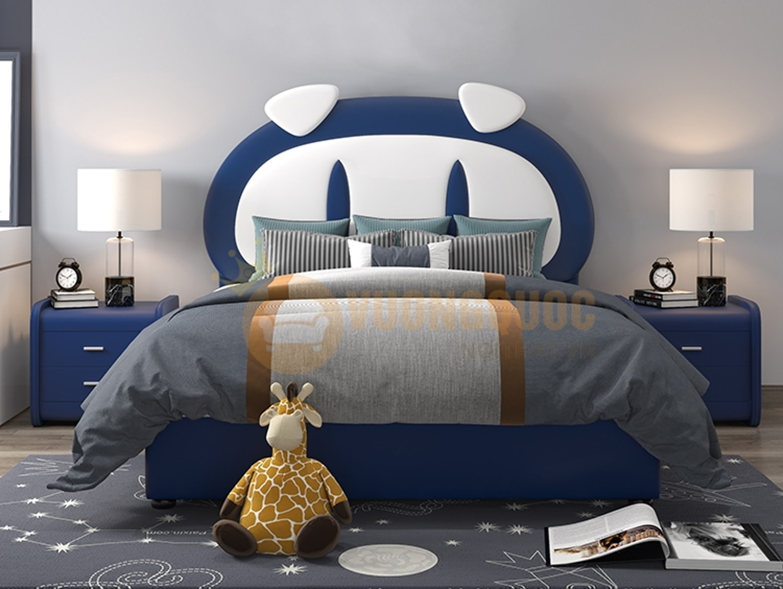 Giường ngủ cho bé thiết kế ngộ nghĩnh FDCB89