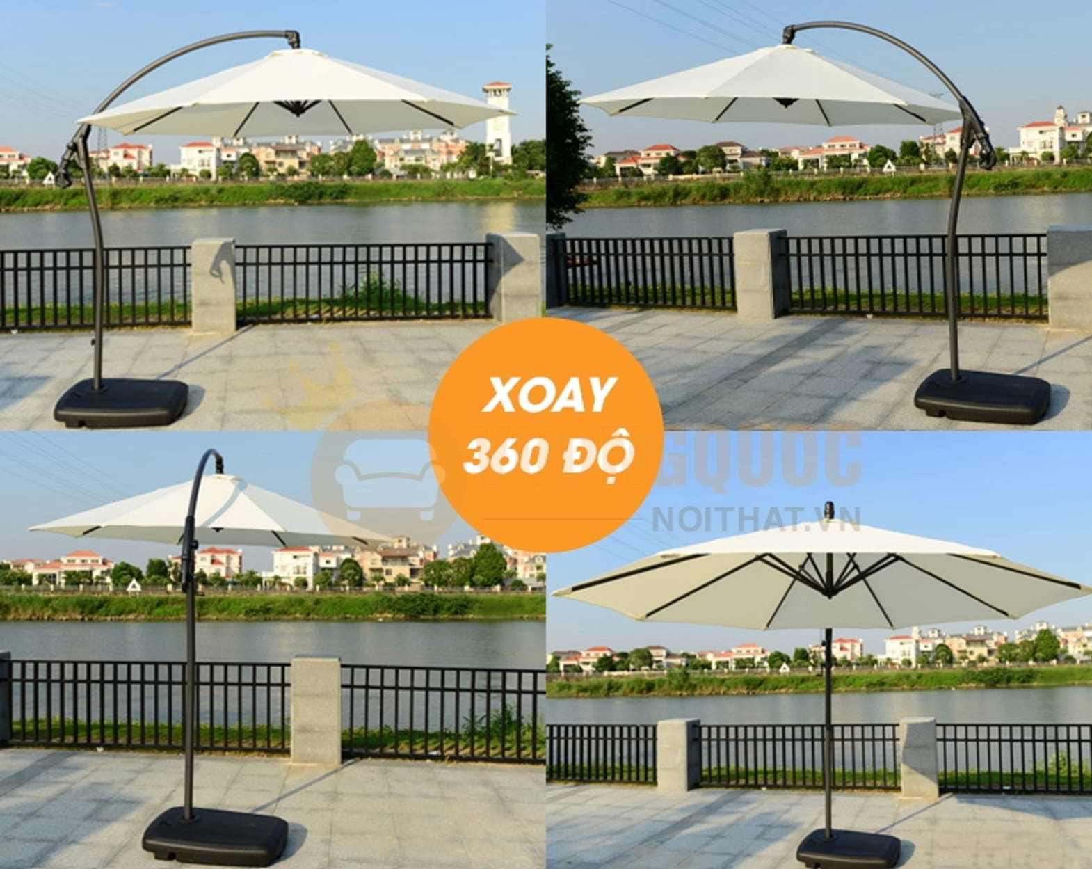 Ô ngoài trời có nút bấm cụp ZXFR029 xoay tròn