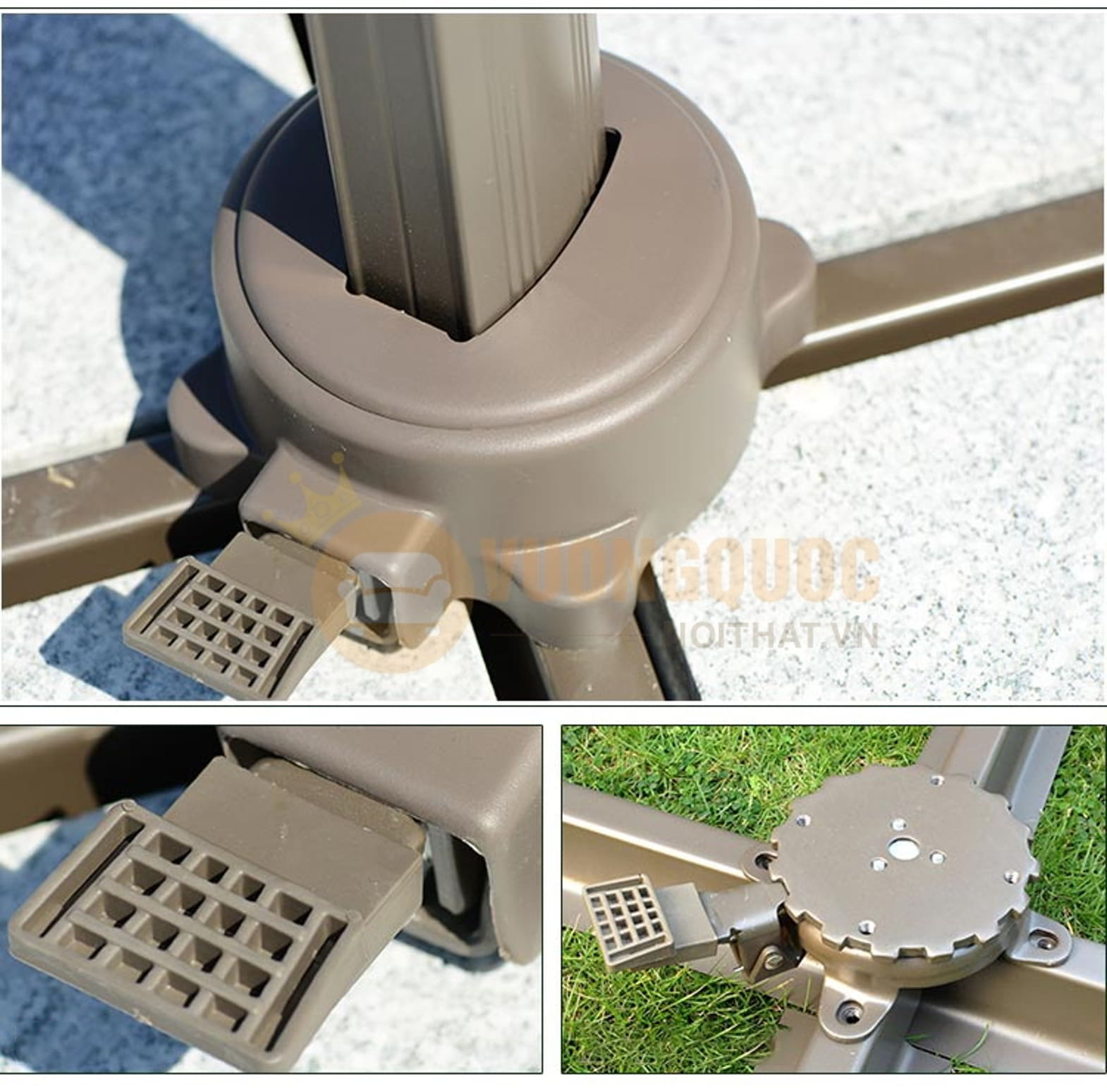Ô ngoài trời sang trọng ZXFR013-1 phần chân ô
