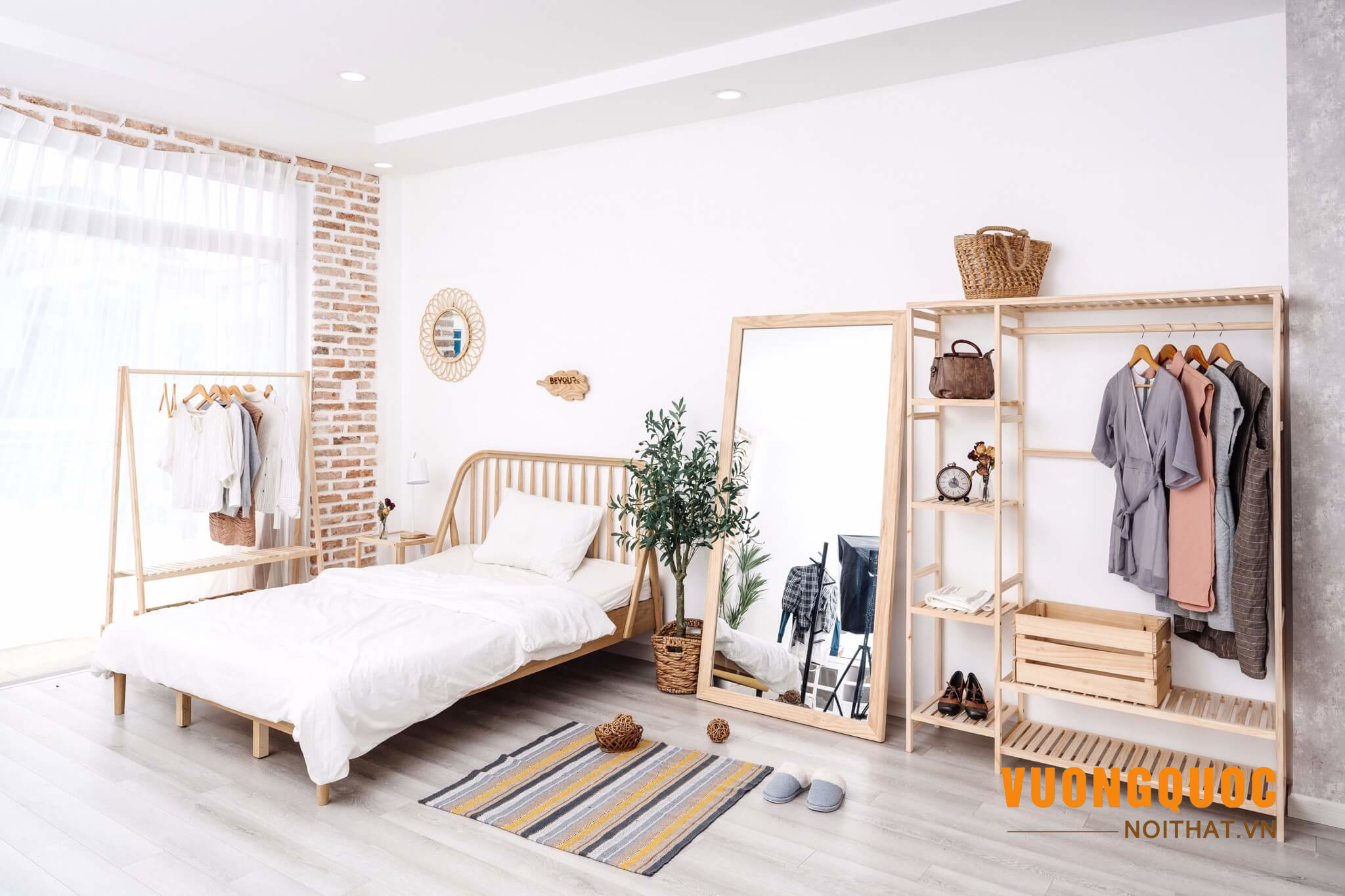 Giá treo đồ - nội thất phong cách Hàn Quốc đơn giản