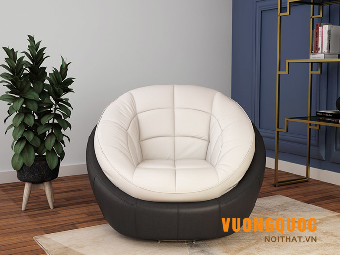 Sofa mini hình tròn độc đáo cho phòng ngủ ấn tượng