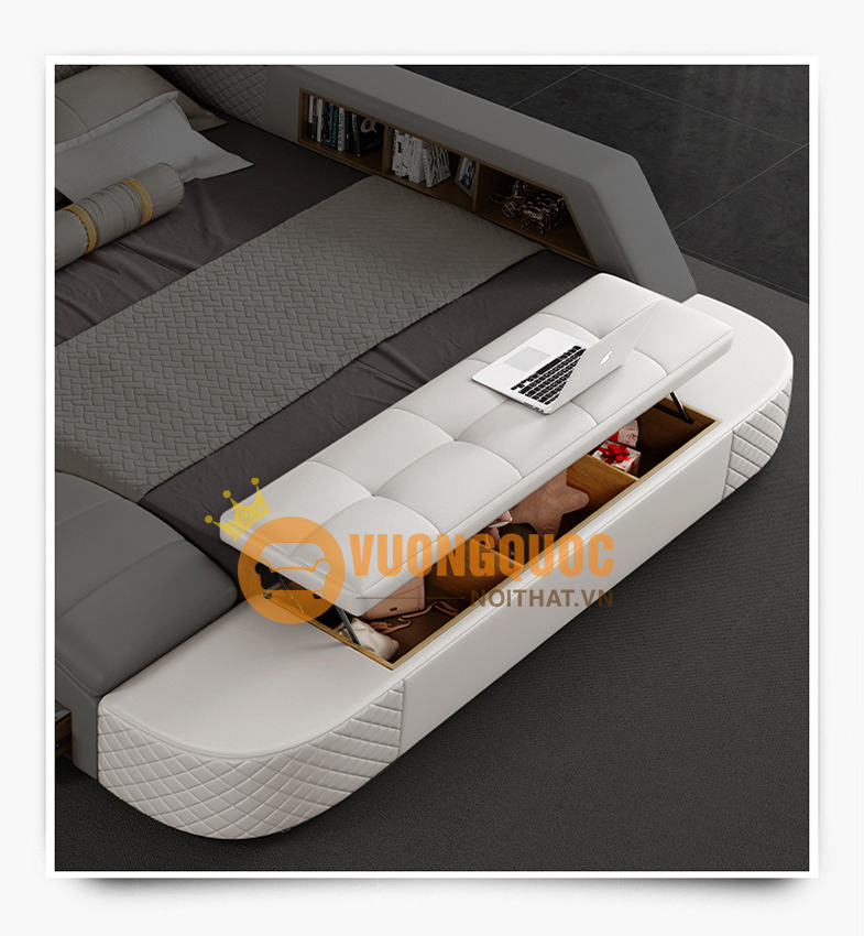 Ghế cuối giường chứa đồ giường đa năng sang trọng cao cấp YFC803