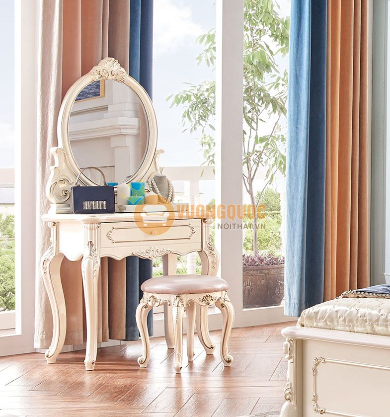 Bàn trang điểm sang chảnh phong cách tân cổ điển