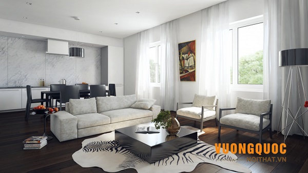 2.3. Nguyên tắc về ánh sáng, không gian xung quanh khi đặt sofa