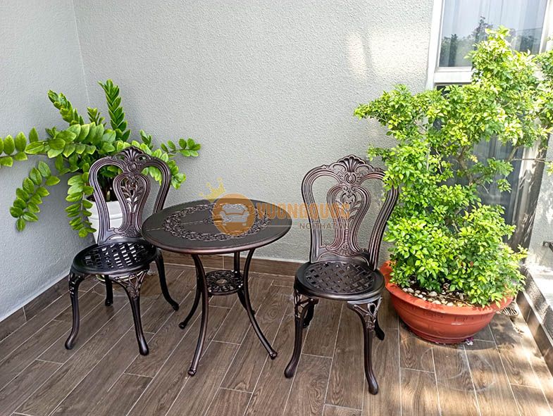 Bộ bàn ghế sân vườn cao cấp ZXM065FK041