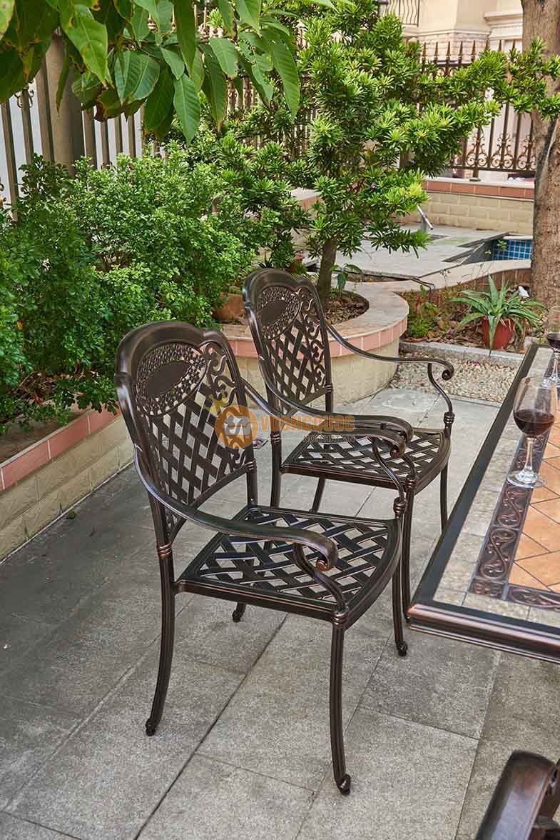 Bộ bàn ghế ngoài trời nhập khẩu ZXM15014H0263