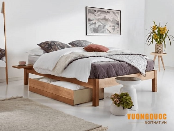 2.2. Giường ngủ tích hợp không gian để đồ