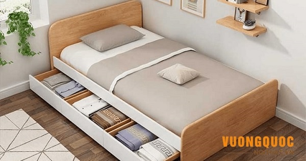 2.2. Giường ngủ tích hợp không gian để đồ