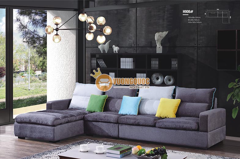 Sofa nỉ cao cấp cực sang trọng 