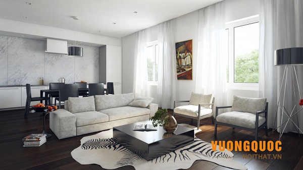 Sofa phòng khách nhà ống tối ưu không gian sống của bạn