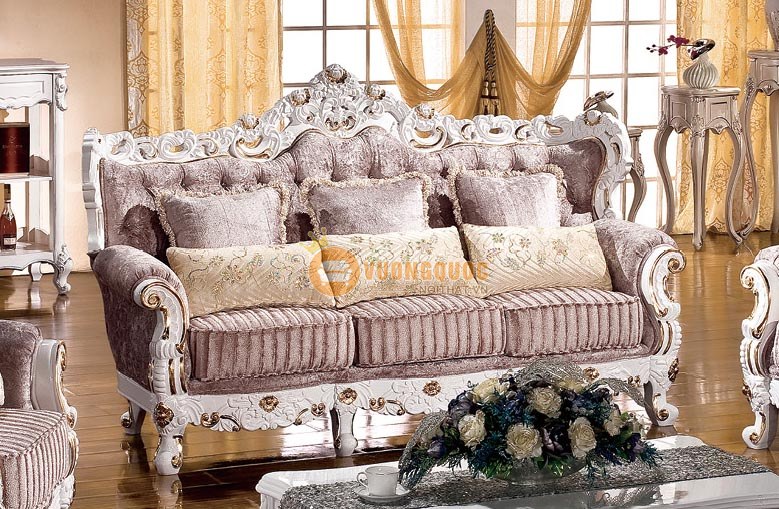 Sofa phòng khách nhà ống bọc nỉ cao cấp 