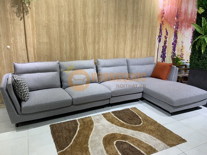 Sofa phòng khách bọc vải êm ái 