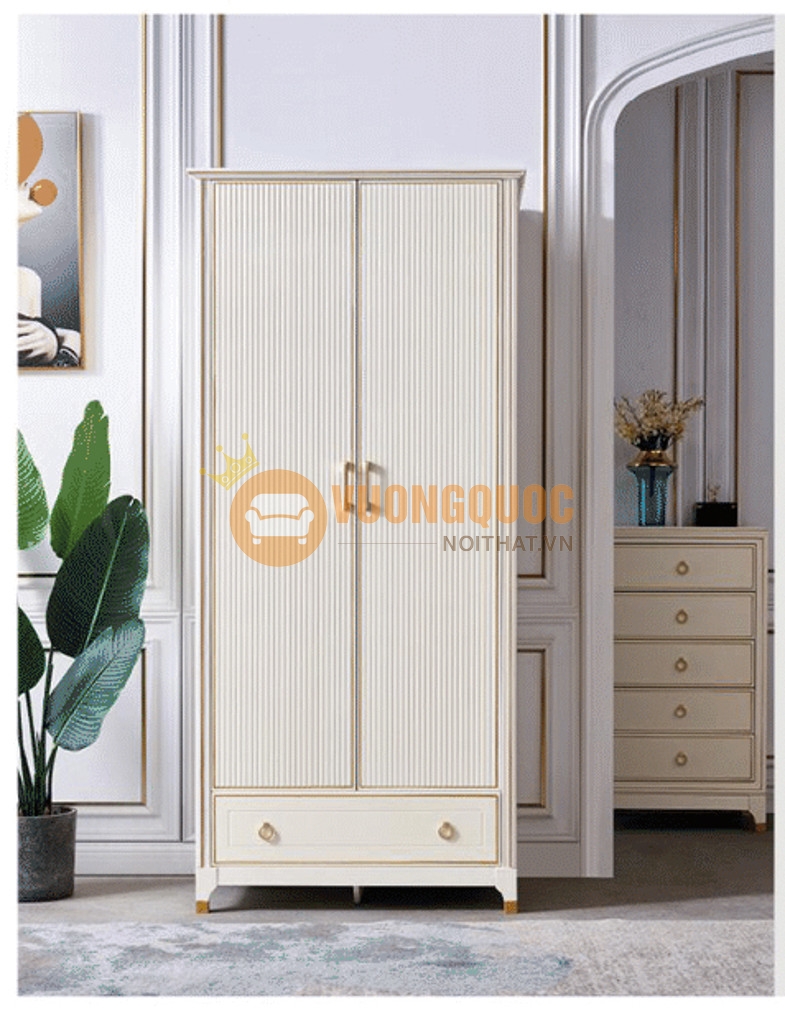 Tủ quần áo 2 cánh nhỏ gọn