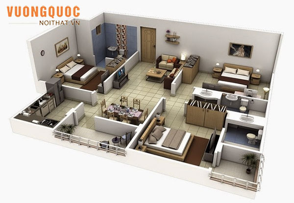 Phòng ngủ không nên thiết kế quá chật 