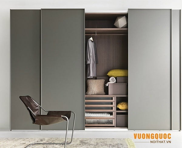 Tủ quần áo âm tường hiện đại 