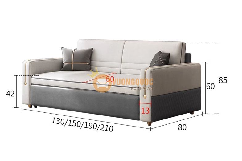 Bộ sofa kèm bàn trà nâng hạ đa năng YC10