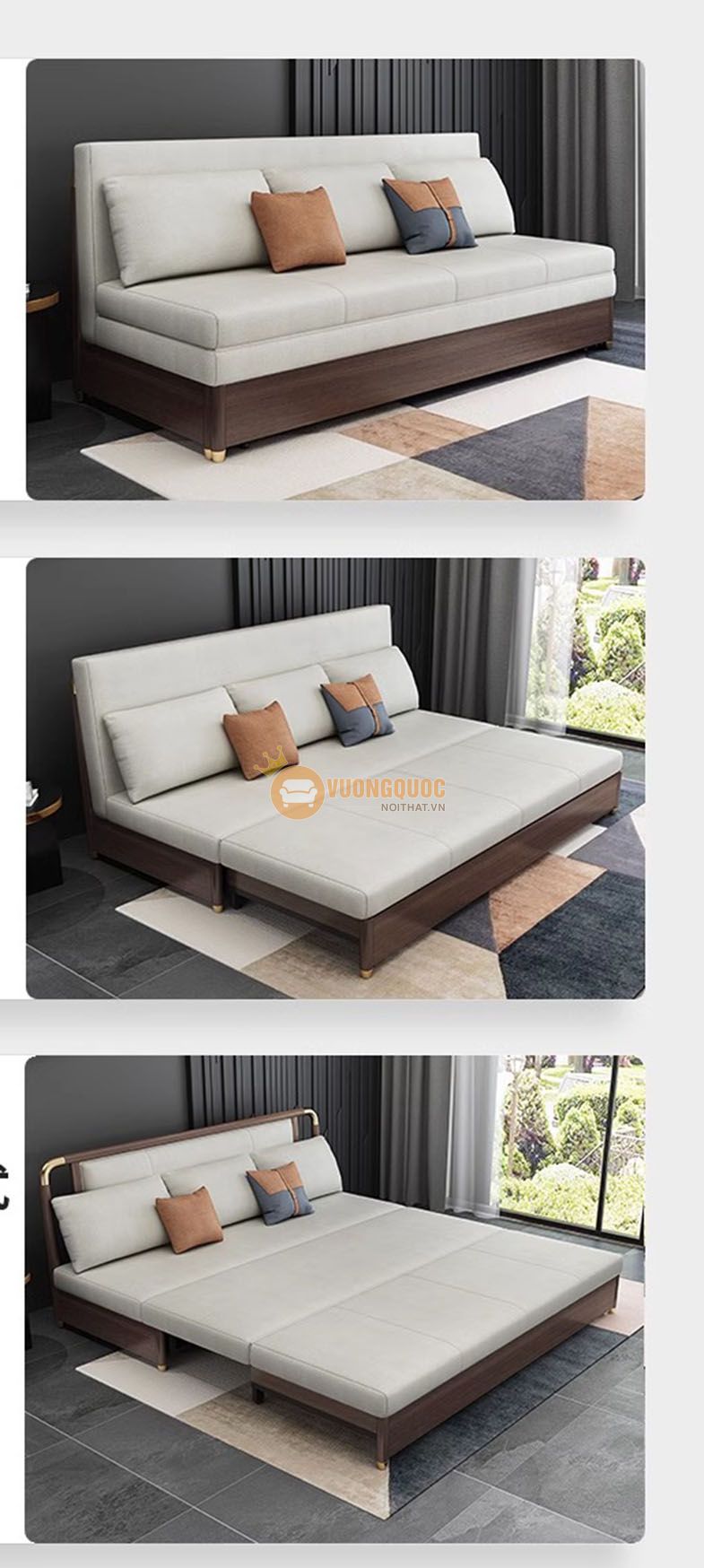 Bộ sofa thông minh kèm bàn trà có điều khiển nâng hạ YC004