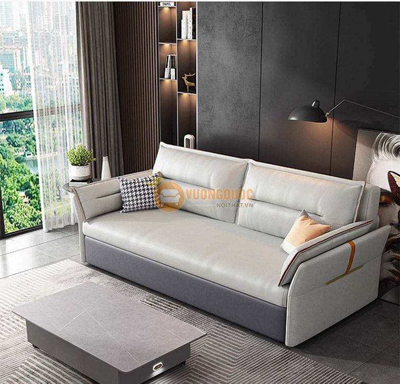 Bộ sofa thông minh kèm bàn trà đa năng tích hợp sạc điện thoại YC11