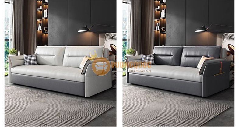 Bộ sofa thông minh kèm bàn trà đa năng tích hợp sạc điện thoại YC11