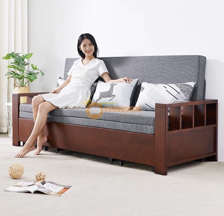 Bộ sofa thông minh kèm bàn trà nâng hạ YC001