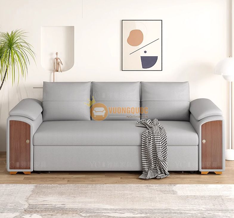 bộ sofa thông minh kèm bàn trà đa năng tích hợp bàn ăn YC106