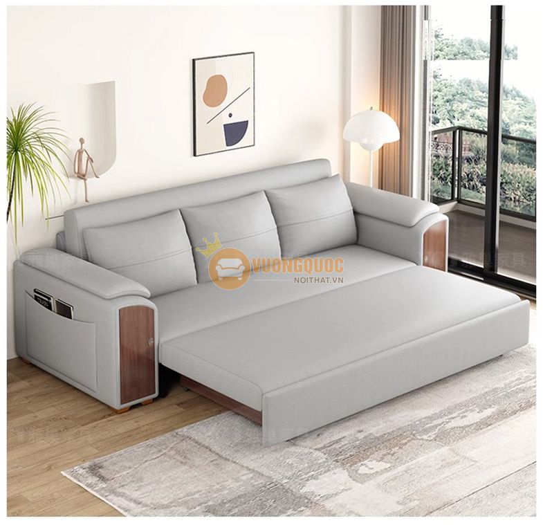 bộ sofa thông minh kèm bàn trà đa năng tích hợp bàn ăn YC106