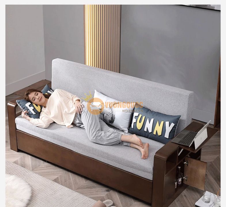 Bộ sofa giường đa năng kèm bàn trà thông minh tiện dụng YC13