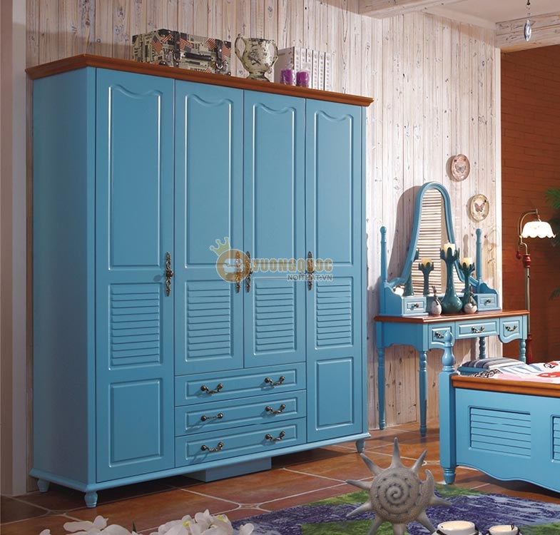 Chọn tủ quần áo dựa vào màu sắc