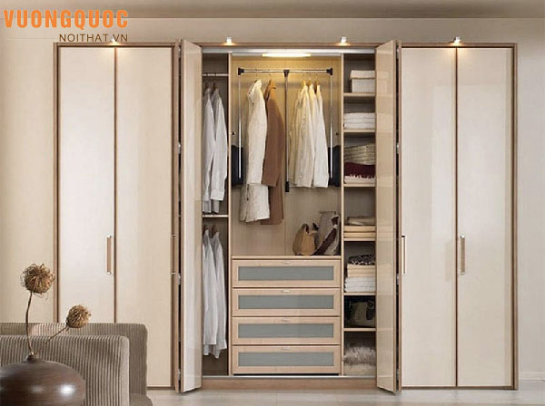 Tủ cánh lùa phong cách Hàn Quốc 