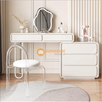 bàn trang điểm kèm tủ 3 ngăn kéo độc đáo sáng tạo df609-1