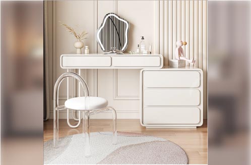 BÀN TRANG ĐIỂM KÈM TỦ 3 NGĂN KÉO ĐỘC ĐÁO SÁNG TẠO DF609A