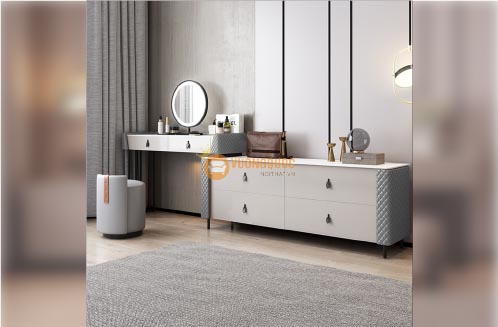 bàn trang điểm hiện đại tích hợp tủ ngăn kéo DF309