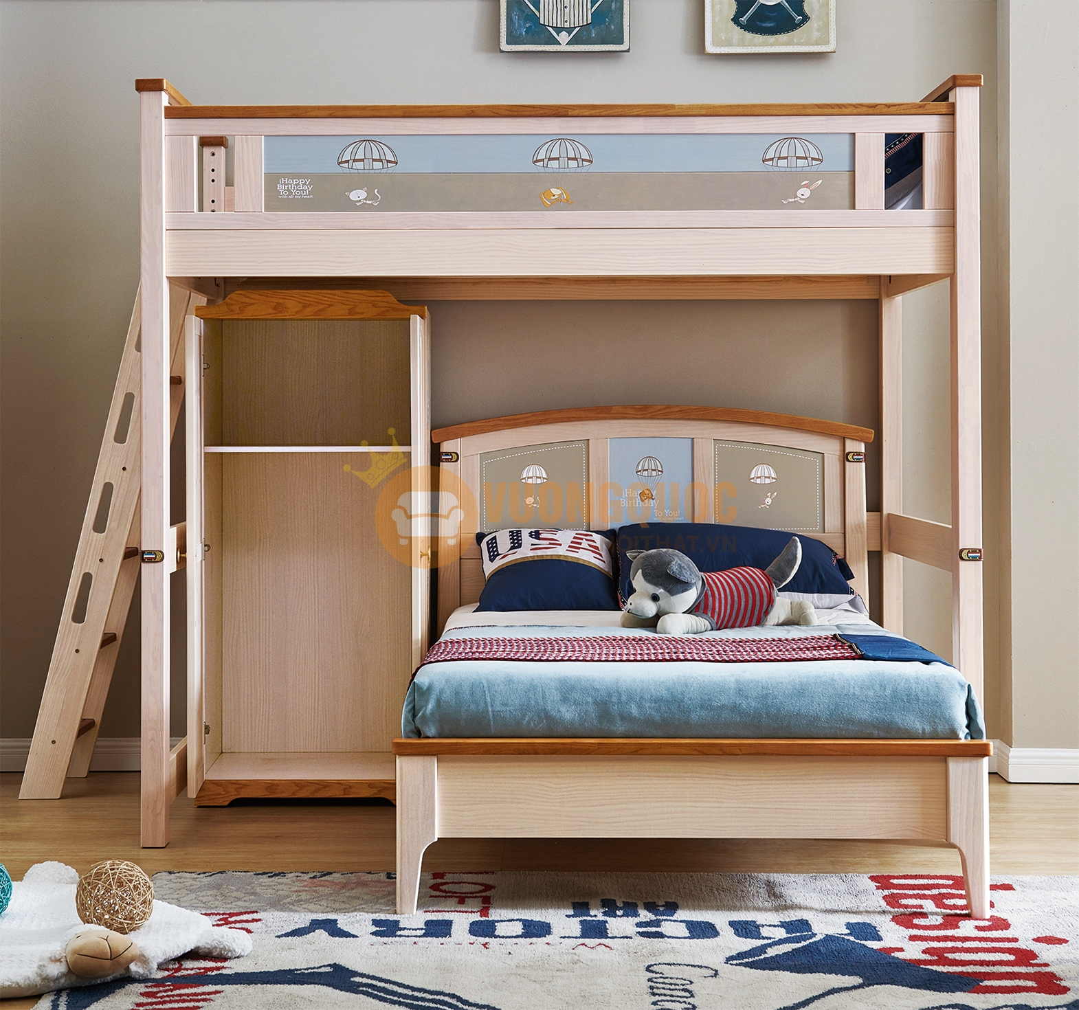 Giá cả của một chiếc giường kết hợp tủ quần áo 