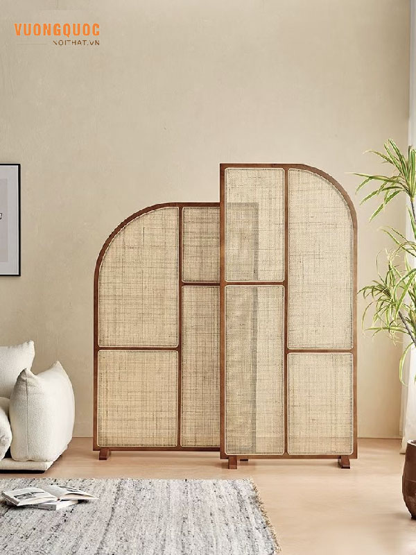 Một thiết kế vách ngăn khác mang phong cách Indochine cực xinh xắn