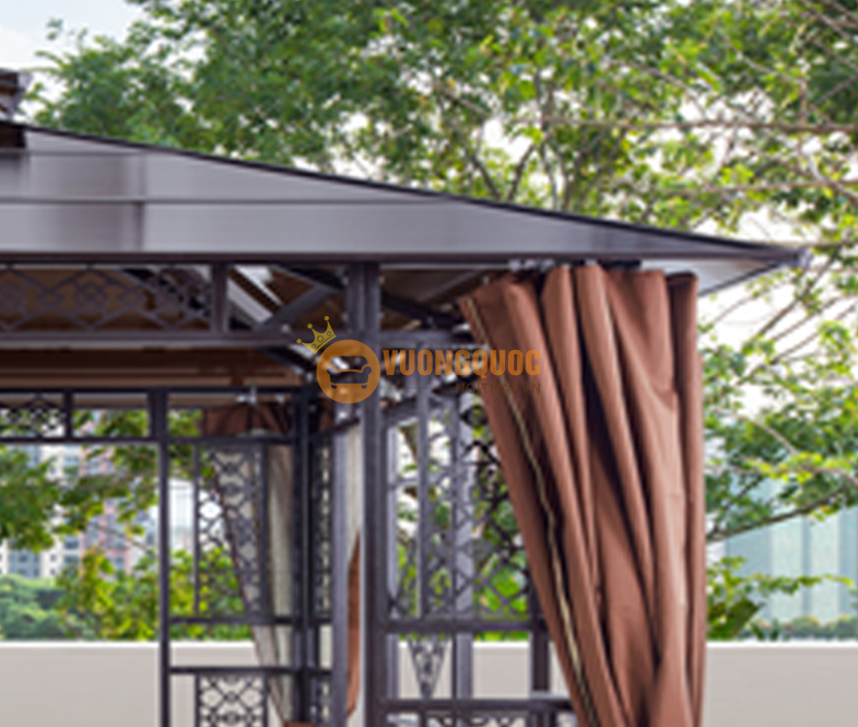 chòi ngoài trời để sân vườn tích hợp năng lượng mặt trời zxc123