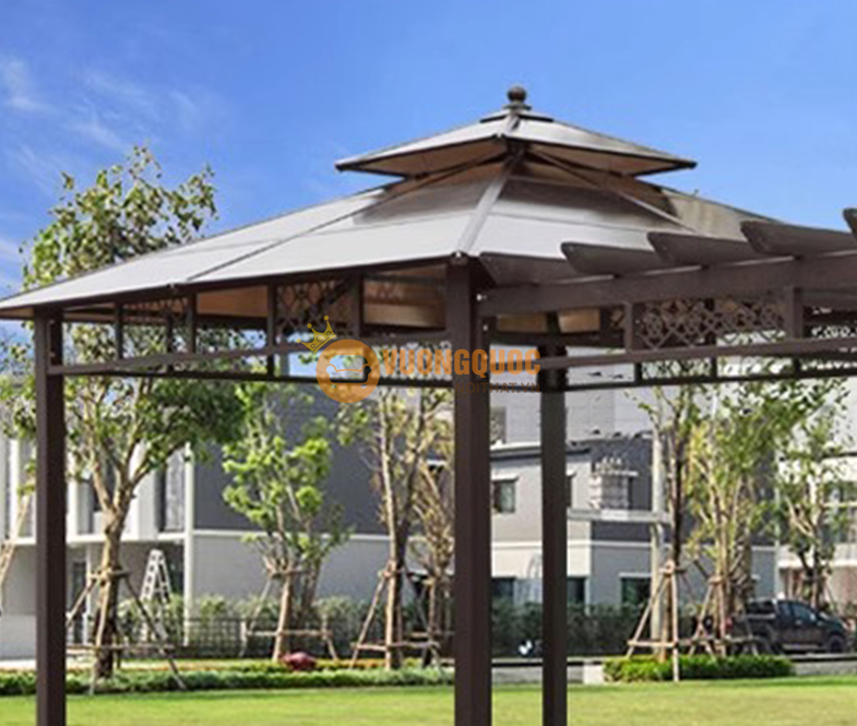 chòi sân vườn kết hợp giàn nho zxc114